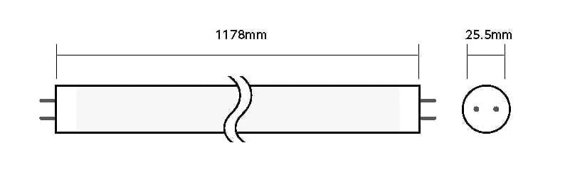 長さ1178mm幅25.5mm